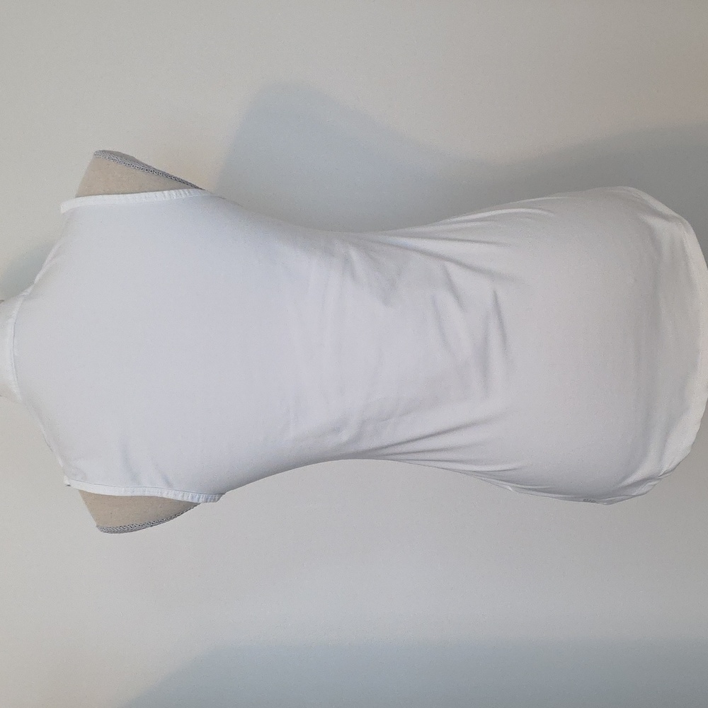 Adidas White Sleeveless Quarter Zip Top Size XS - Picture 2 of 6
